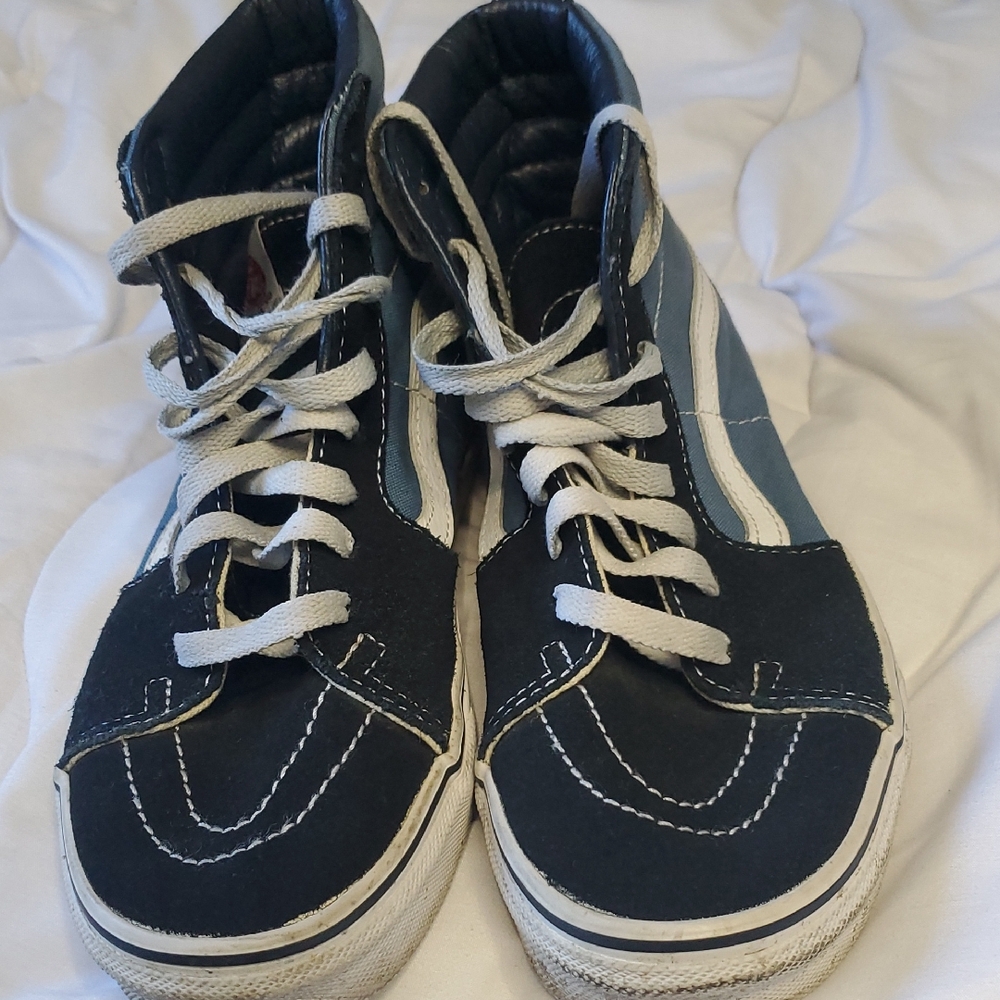 Vans Kids High-Top Sneakers - Black and White